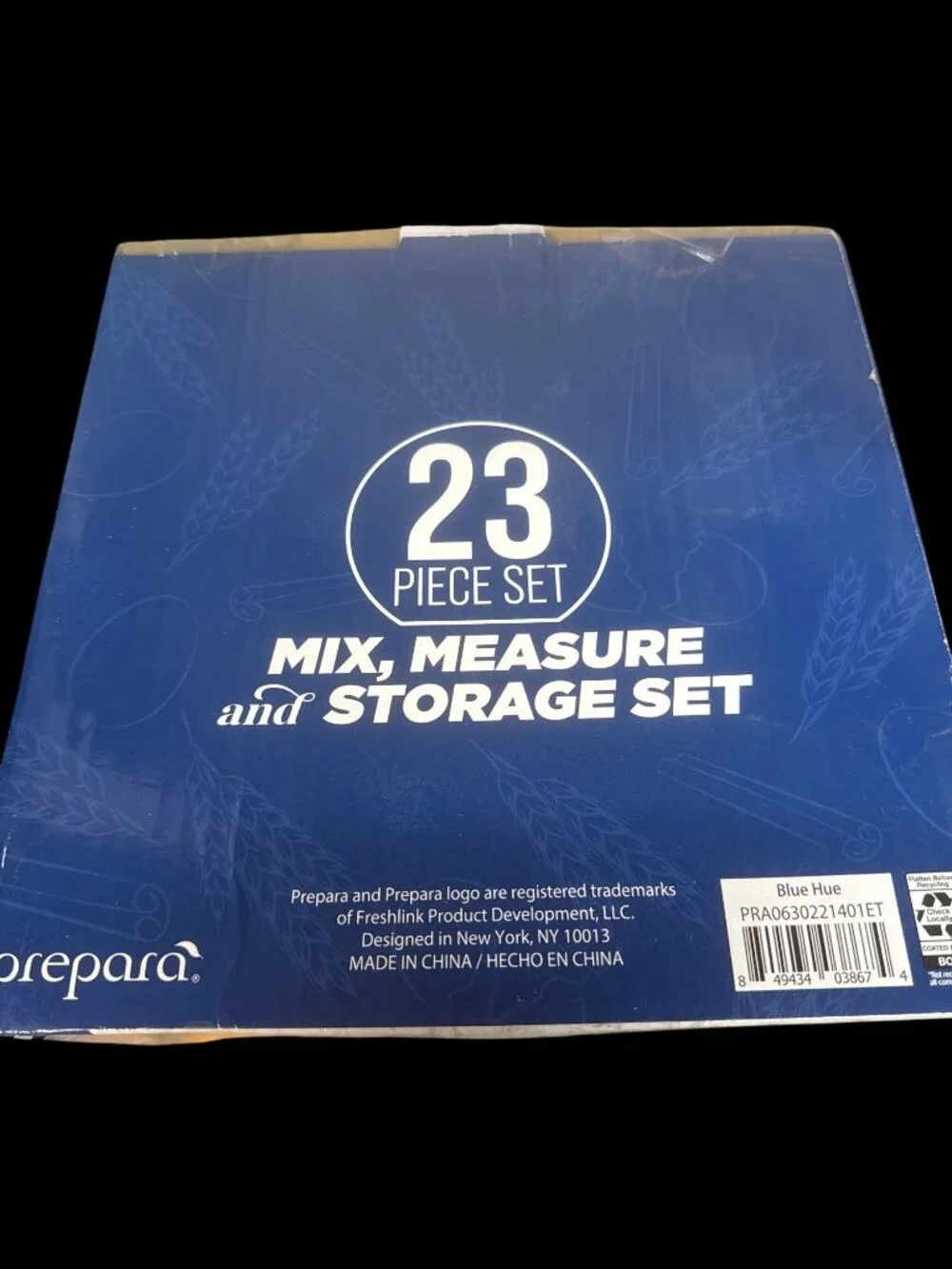 Prepara 23 Piece Mix, Measure and Storage Kitchen Prep Set BPA-free New in Box